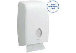 Handdoekdispenser Aquarius voor i-vouw wit 6945