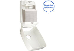 Handdoekdispenser Aquarius voor i-vouw wit 6945