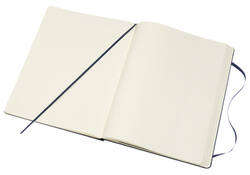 Notitieboek Moleskine XL 190x250mm blanco hard cover sapphire blue