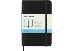 Notitieboek Moleskine pocket 90x140mm dots soft cover zwart