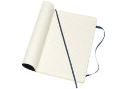 Notitieboek Moleskine large 130x210mm lijn soft cover sapphire blue