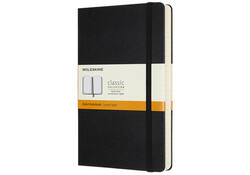 Notitieboek Moleskine Expanded large 130x210mm lijn hard cover zwart