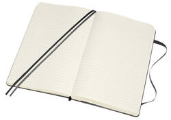 Notitieboek Moleskine Expanded large 130x210mm lijn hard cover zwart