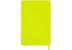 Notitieboek Moleskine pocket 90x140mm blanco hard cover lemon green