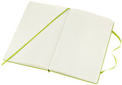 Notitieboek Moleskine large 130x210mm lijn hard cover lemon green