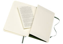 Notitieboek Moleskine pocket 90x140mm lijn soft cover myrtle green