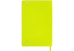 Notitieboek Moleskine pocket 90x140mm lijn hard cover lemon green