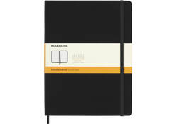 Notitieboek Moleskine XL 190x250mm lijn hard cover zwart