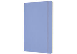 Notitieboek Moleskine large 130x210mm lijn soft cover hydrangea blue