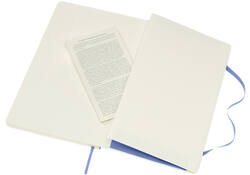 Notitieboek Moleskine large 130x210mm lijn soft cover hydrangea blue