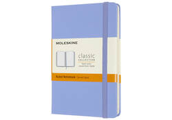 Notitieboek Moleskine pocket 90x140mm lijn hard cover hydrangea blue