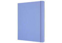 Notitieboek Moleskine XL 190x250mm lijn hard cover hydrangea blue