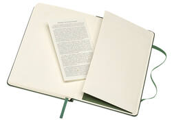 Notitieboek Moleskine pocket 90x140mm blanco hard cover myrtle green