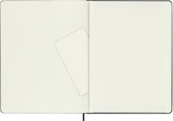 Notitieboek Moleskine XL 190x250mm blanco hard cover zwart