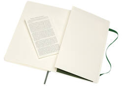 Notitieboek Moleskine large 130x210mm dots soft cover myrtle green