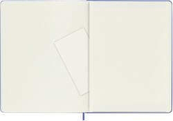Notitieboek Moleskine XL 190x250mm blanco hard cover hydrangea blue