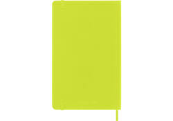 Notitieboek Moleskine large 130x210mm blanco hard cover lemon green