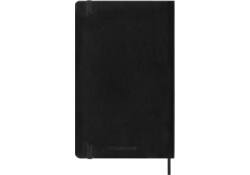 Notitieboek Moleskine large 130x210mm ruit 5x5mm soft cover zwart