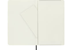 Notitieboek Moleskine large 130x210mm ruit 5x5mm soft cover zwart