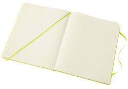 Notitieboek Moleskine XL 190x250mm lijn hard cover lemon green