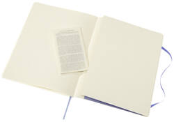 Notitieboek Moleskine XL 190x250mm lijn soft cover hydrangea blue