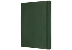 Notitieboek Moleskine XL 190x250mm blanco soft cover myrtle green
