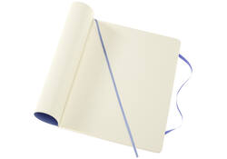 Notitieboek Moleskine XL 190x250mm blanco soft cover hydrangea blue