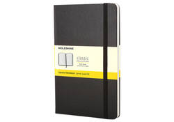 Notitieboek Moleskine pocket 90x140mm ruit 5x5mm hard cover zwart