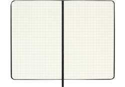 Notitieboek Moleskine pocket 90x140mm ruit 5x5mm hard cover zwart