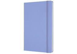 Notitieboek Moleskine large 130x210mm blanco hard cover hydrangea blue