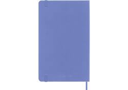 Notitieboek Moleskine large 130x210mm blanco hard cover hydrangea blue