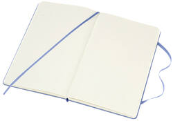 Notitieboek Moleskine large 130x210mm blanco hard cover hydrangea blue