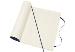 Notitieboek Moleskine XL 190x250mm lijn soft cover sapphire blue