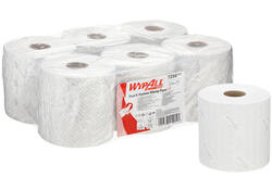 Poetsrol WypAll L10 1-laags 19,5cmx304m 800vel wit 7256