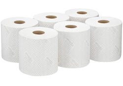 Poetsrol WypAll L10 1-laags 19,5cmx304m 800vel wit 7256