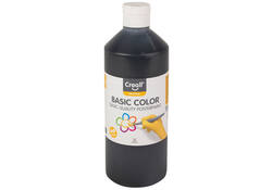 Plakkaatverf Creall basic zwart 500ml