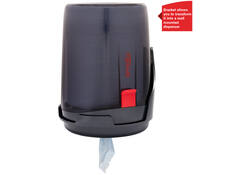 Poetsroldispenser WypAll reach centerfeed zwart 6221