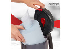 Poetsroldispenser WypAll reach centerfeed zwart 6221