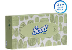 Facial tissues Scott 2-laags standaard 21x100stuks wit 8837