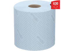 Poetsrol WypAll L10 1-laags 18,3cmx239m 630 vel blauw 7494