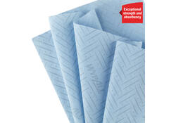 Poetsrol WypAll L10 1-laags 18,3cmx239m 630 vel blauw 7494