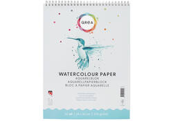 Aquarelblok Qrea 24x32 20vel 200gr spiraal