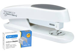 Nietmachine Rapesco Germ-Savvy ECO Sting Ray antibacterieel 24/6mm wit