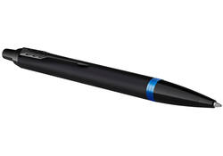 Balpen Parker IM black blue vibrant ring medium blister à 1 stuk
