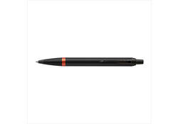 Balpen Parker IM black orange vibrant ring medium blister à 1 stuk