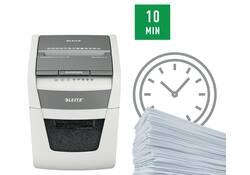 Papiervernietiger Leitz IQ Auto+ Small Office 50X P4 snippers 4x28mm