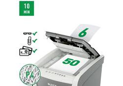 Papiervernietiger Leitz IQ Auto+ Small Office 50X P4 snippers 4x28mm