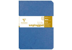Schrift Clairefontaine A5 lijn 96 pagina's 90gr blauw seal à 2 stuks