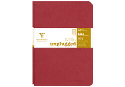 Schrift Clairefontaine A5 lijn 96 pagina's 90gr rood seal à 2 stuks