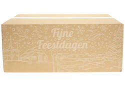 Kerstdoos IEZZY bedrukt Holland-6 490x390x300mm wit